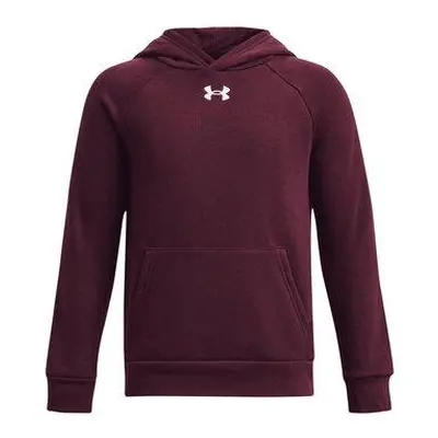 Under Armour Chlapecká mikina Rival Fleece Hoodie dark maroon YM, 137, –, 150