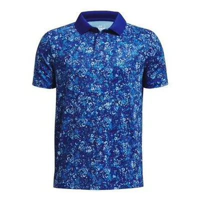 Under Armour Chlapecké polo tričko Perf Floral Speckle Polo royal YM, Modrá, 137, –, 150