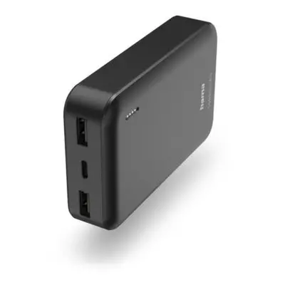 Hama Pocket 10, powerbanka 10000 mAh, 2,1 A, výstup: 2x USB-A