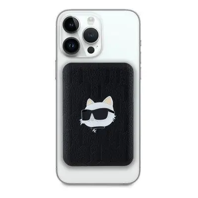 Karl Lagerfeld Embossed Choupette Head MagSafe Powerbanka 5000mAh Black