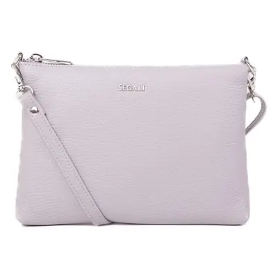 SEGALI Dámská kožená crossbody kabelka A6C grey