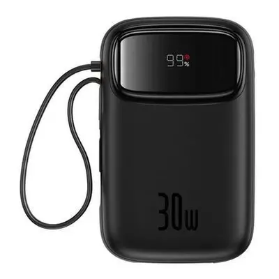 Powerbank Baseus QPow 2 10000mAh 30W 2xUSB-C (black)