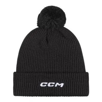 CCM Čepice Team Pom Knit SR, černá