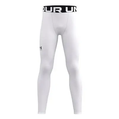 Under Armour Chlapecké zimní legíny CG Armour Leggings white YXL, Bílá