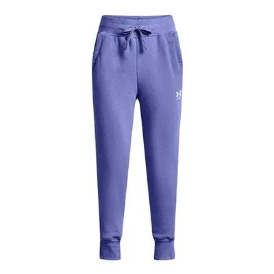 Under Armour Dívčí tepláky Sport Rival Fleece LU Joggers baja blue YXL