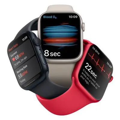 Apple Watch Series 8 Cellular 45mm PRODUCT(RED) červený hliník s červeným sportovním řemínkem