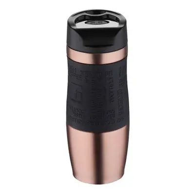 BERGNER Termohrnek s protiskluzovým úchopem 400 ml rosegold BG-37518-MPK