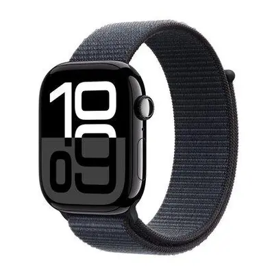 Apple Watch Series 10 GPS 46mm Jet Black Aluminium Case with Ink Sport Loop (MWWR3QC/A)