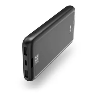 Hama Performance 10, powerbanka 10000 mAh, 3 A, výstup: 1x USB-C, 2x USB-A, LED displej