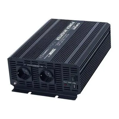 Měnič napětí Carspa CAR2KU-24 24V/230V+USB 2000W, modifikovaná sinus