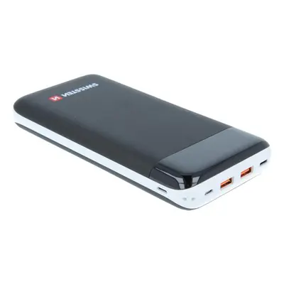 Swissten Black Core Power Bank 30000 Mah