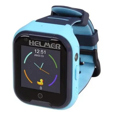 Helmer LK 709 4G modré - dětské hodinky s GPS lokátorem, videohovorem