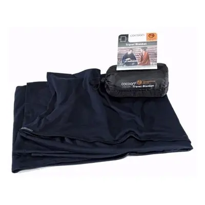 Cocoon Merino Wool/Silk Blanket graphite blue