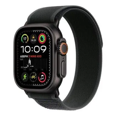 Apple Watch Ultra 2 GPS + Cellular 49mm Black Titanium Case with Black Trail Loop - M/L (MX4V3CS