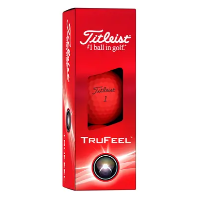 Titleist TruFeel 2024 golfové míče - červené matné 3 ks