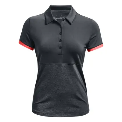 Under Armour Zinger Point SS dámské golfové triko, tmavě šedé