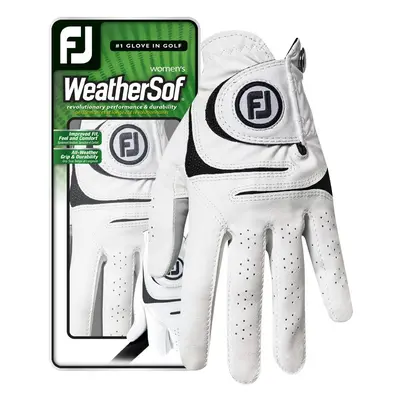 FootJoy WeatherSof dámská golfová rukavice, bílá, levá