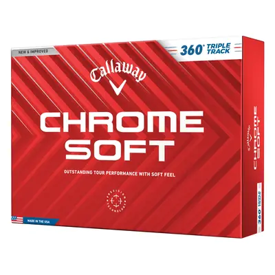 Callaway Chrome Soft 360 Triple Track 24 golfové míče - bílé 12 ks