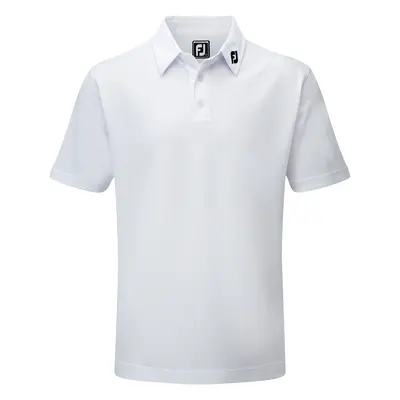 FootJoy Stretch Pique Solid pánské triko, bílé