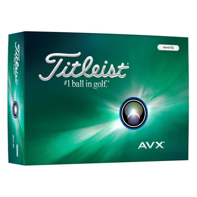 Titleist AVX 2024 golfové míče - bílé 12 ks