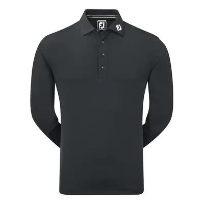 FootJoy Thermocool Self Collar pánské triko s dlouhým rukávem, černé