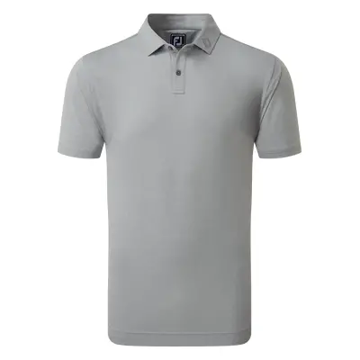 FootJoy Heather Self Collar pánské triko, světle šedé