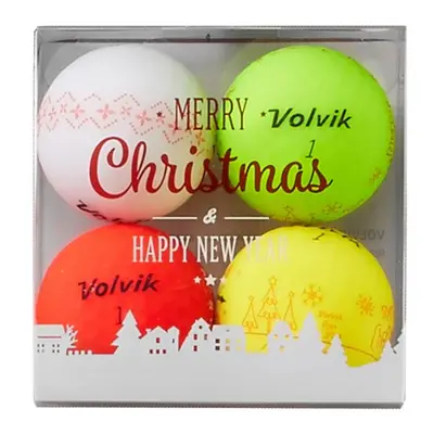 Volvik Vivid X-Mas dárková sada golfových míčů