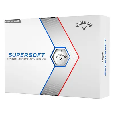 Callaway Supersoft 23 golfové míče - bílé 12 ks