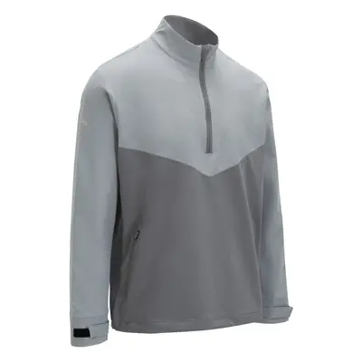 Callaway Heather 1/4 Zip pánská golfová bunda, šedá/světle šedá