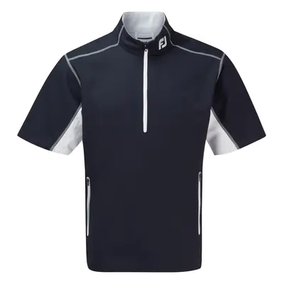 FootJoy Half-Zip S/S Windshirt pánská bunda s krátkým rukávem, tmavě modrá