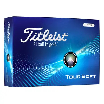 Titleist Tour Soft 2024 golfové míče - bílé 12 ks