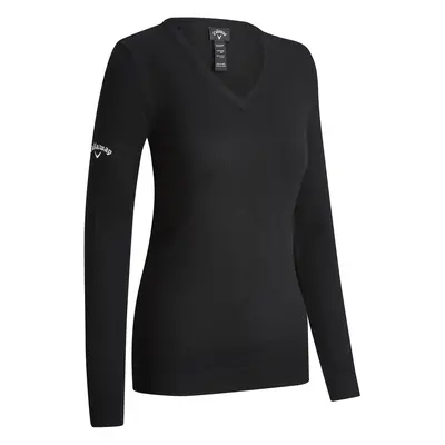 Callaway V-Neck Merino dámský svetr, černý