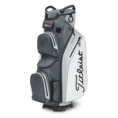 Titleist 14 StaDry Cart bag, šedý/bílý