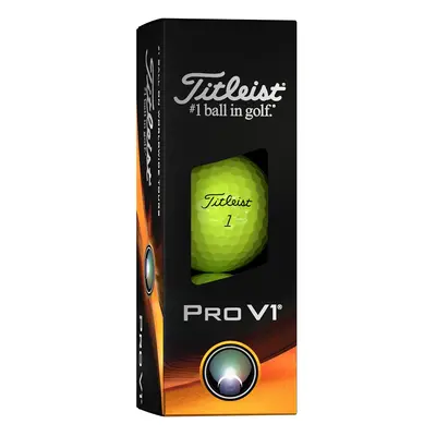 Titleist Pro V1 2023 golfové míče - žluté 3 ks