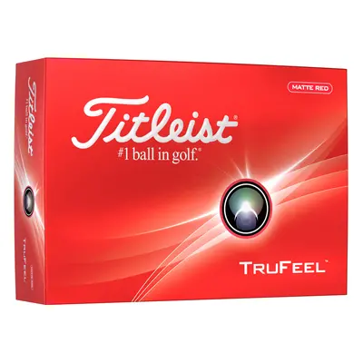 Titleist TruFeel 2024 golfové míče - červené matné 12 ks