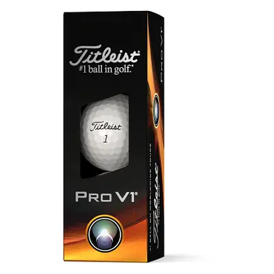 Titleist Pro V1 2023 golfové míče - bílé 3 ks