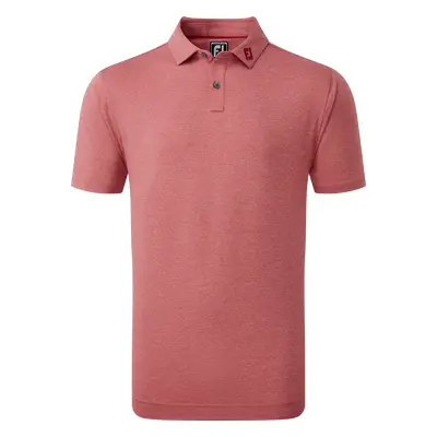 FootJoy Heather Self Collar pánské triko, červené