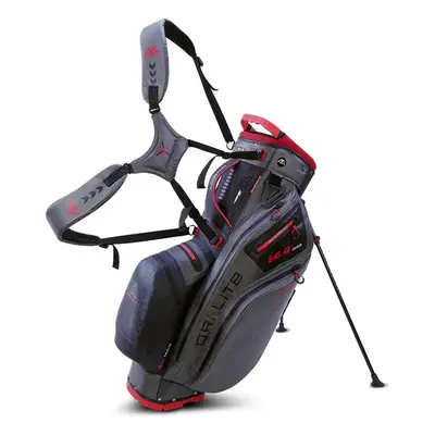 Big Max Dri Lite Hybrid 2 Stand bag, šedý/černý/červený DOPRODEJ