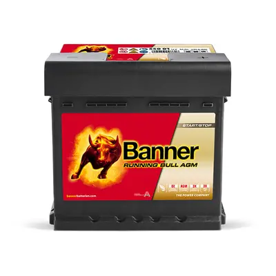 Autobaterie Banner Running Bull AGM 550 01, 50Ah, 12V ( 55001 )