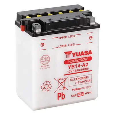 Motobaterie YUASA (originál) YB14-A2, 12V, 14Ah