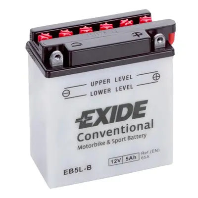 Motobaterie EXIDE BIKE Conventional 5Ah, 12V, 12N5-3B / EB5L-B