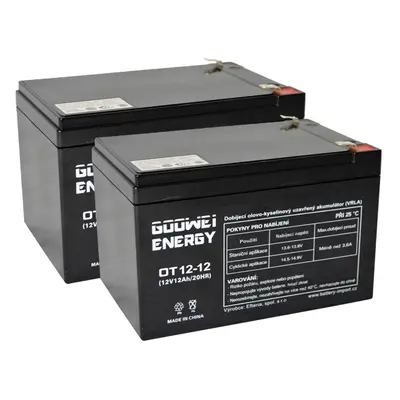 Goowei Energy OT12-12 12V 12Ah APC RBC6