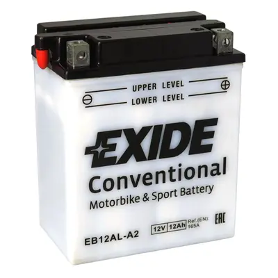 Motobaterie EXIDE BIKE Conventional 12Ah, 12V, EB12AL-A2