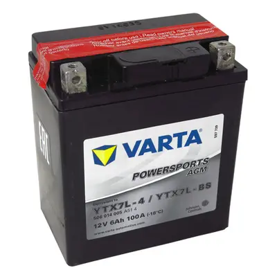 Motobaterie VARTA TX7L-BS, 6Ah, 12V