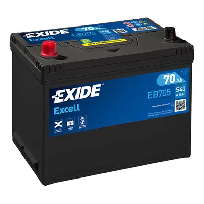 Exide Excell 12V 70Ah 540A EB705