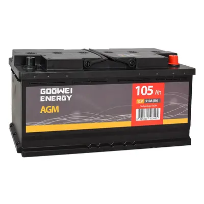 GOOWEI ENERGY 12V 105Ah 910A AGM105