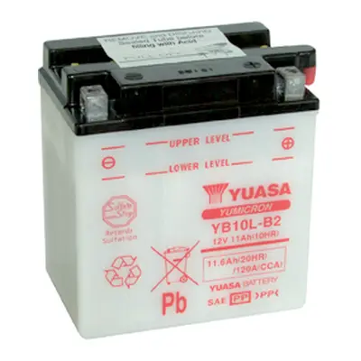 Motobaterie YUASA (originál) YB10L-B2, 12V, 11Ah