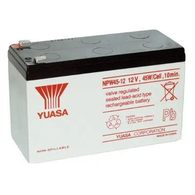 Staniční (záložní) baterie YUASA NPW45-12, 7.5Ah, 12V