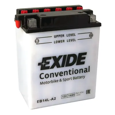 Motobaterie EXIDE BIKE Conventional 14Ah, 12V, EB14L-A2 / 12N14-3A