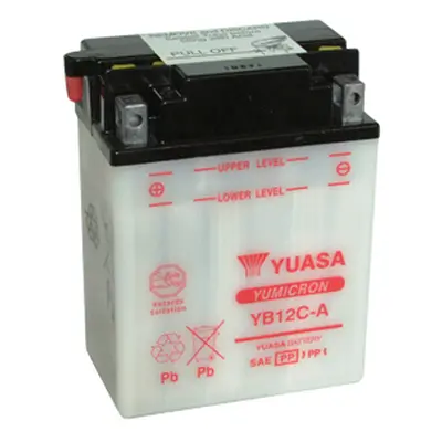 Motobaterie YUASA (originál) YB12C-A, 12V, 12Ah